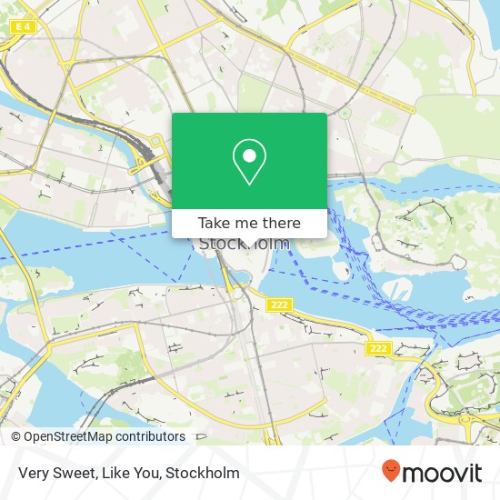 Very Sweet, Like You, Kindstugatan 9 SE-111 31 Stockholm map