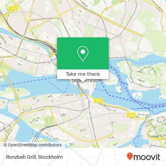 Ronzbeh Grill, Stora nygatan 21 SE-111 27 Stockholm map