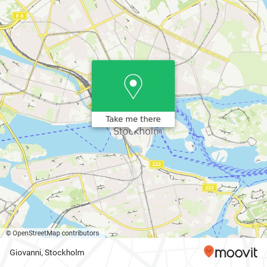 Giovanni, Västerlånggatan 39 SE-111 29 Stockholm map