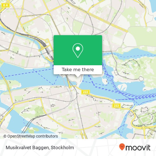 Musikvalvet Baggen map