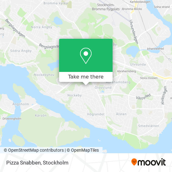 Pizza Snabben map