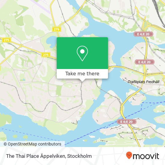 The Thai Place Äppelviken, Alviksvägen 37 SE-167 53 Bromma map