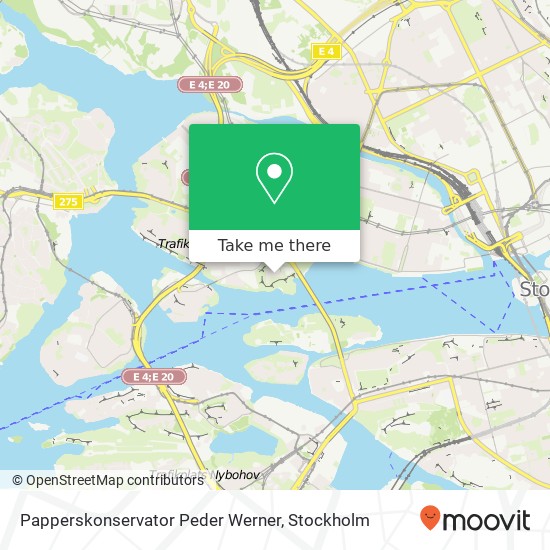 Papperskonservator Peder Werner, Fyrverkarbacken 27 SE-112 60 Stockholm map