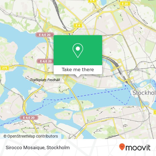 Sirocco Mosaique, Sankt Eriksgatan 9 SE-112 37 Stockholm map