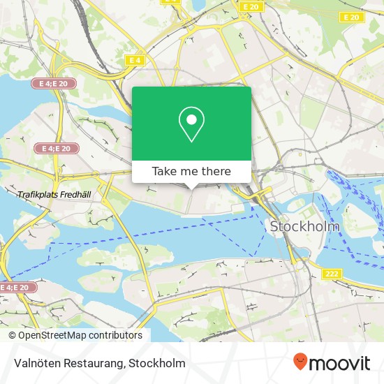 Valnöten Restaurang, Scheelegatan 3 SE-112 23 Stockholm map