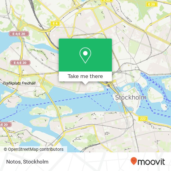 Notos, Hantverkargatan 23 SE-112 21 Stockholm map