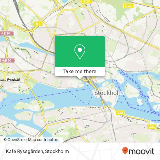 Kafé Ryssgården, SE-112 21 Stockholm map