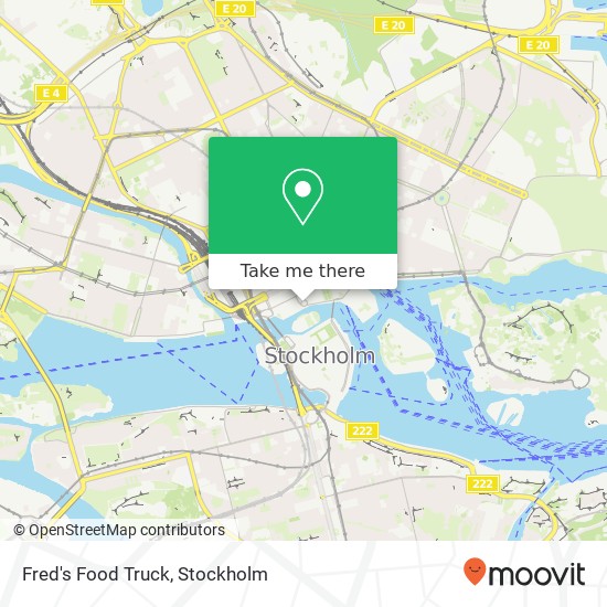 Fred's Food Truck, SE-111 52 Stockholm map