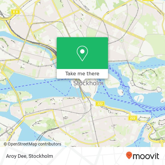 Aroy Dee, Stora Gråmunkegränd 8 SE-111 27 Stockholm map