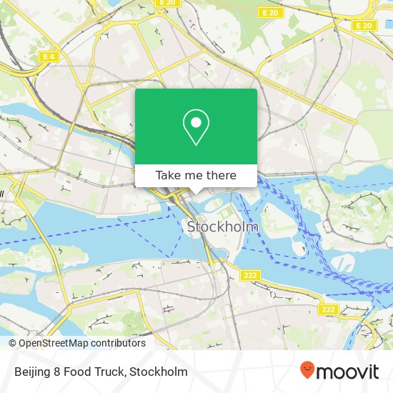 Beijing 8 Food Truck, Akademigränd SE-111 52 Stockholm map