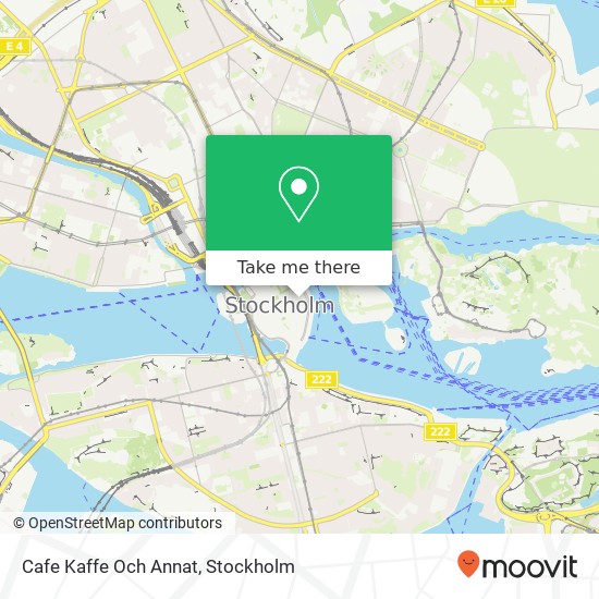 Cafe Kaffe Och Annat, Österlånggatan 9 SE-111 31 Stockholm map