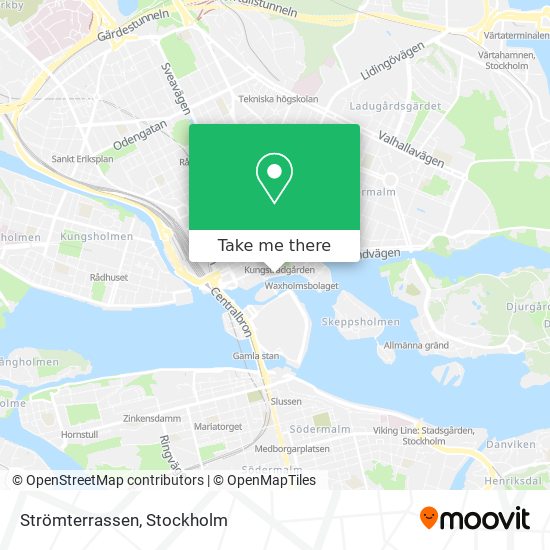 Strömterrassen map