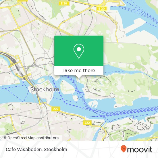 Cafe Vasaboden, Galärvarvsvägen 14 SE-115 21 Stockholm map