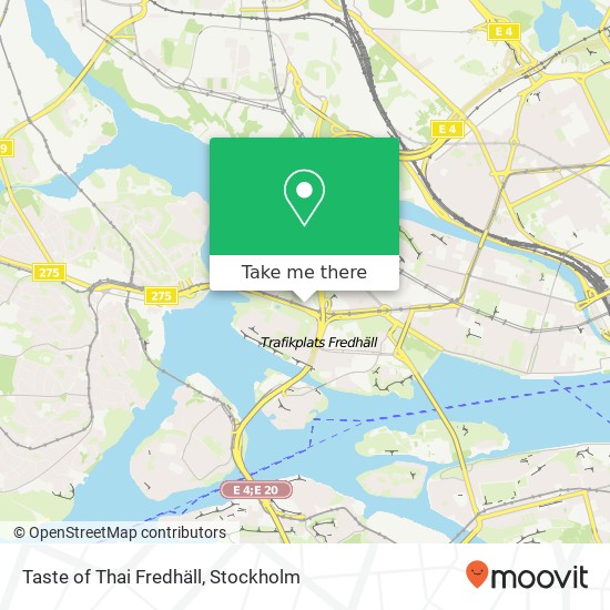 Taste of Thai Fredhäll, Hjalmar Söderbergs väg 10 SE-112 52 Stockholm map