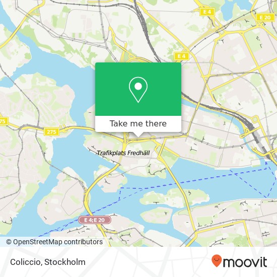 Coliccio, Drottningholmsvägen 80 SE-112 43 Stockholm map