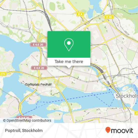 Poptroll, Fleminggatan 91 SE-112 45 Stockholm map