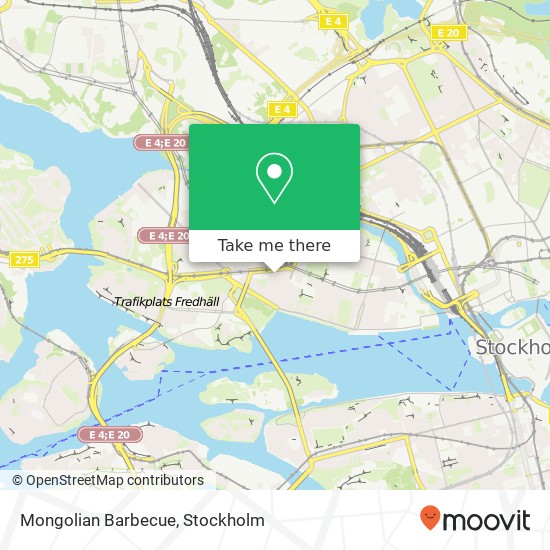 Mongolian Barbecue, Fridhemsgatan SE-112 40 Stockholm map