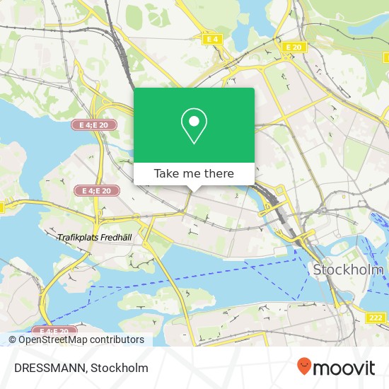 DRESSMANN, Fleminggatan 40 SE-112 33 Stockholm map