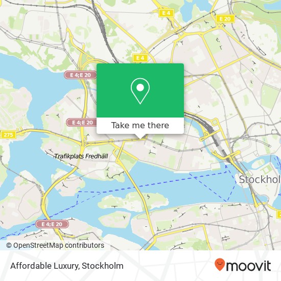 Affordable Luxury, Drottningholmsvägen 19 SE-112 42 Stockholm map