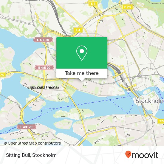 Sitting Bull, Hantverkargatan 73 SE-112 31 Stockholm map