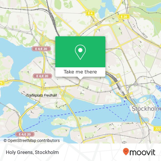 Holy Greens, Sankt Eriksgatan SE-112 34 Stockholm map