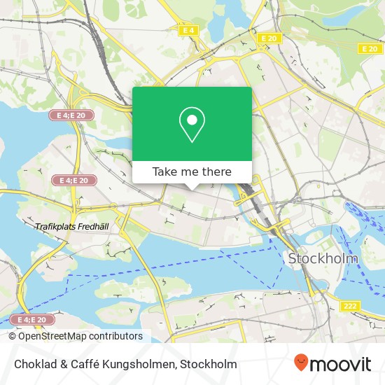 Choklad & Caffé Kungsholmen, Fleminggatan 45 SE-112 32 Stockholm map