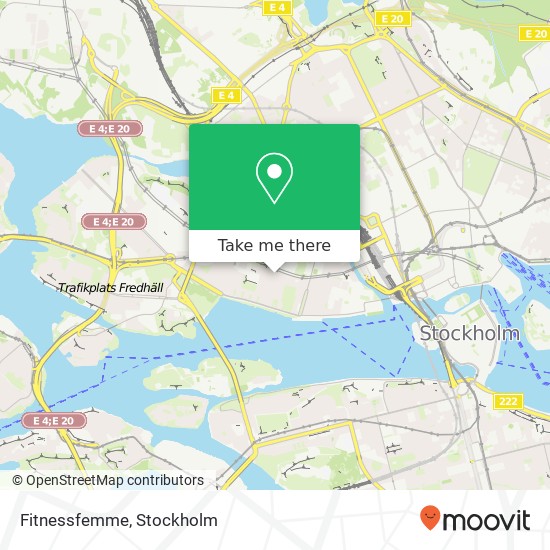 Fitnessfemme, Gambrinusgatan 5 SE-112 31 Stockholm map