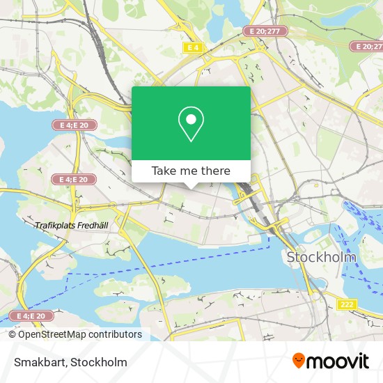 Smakbart map