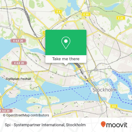 Spi - Systempartner International, Grubbensringen 10 SE-112 69 Stockholm map