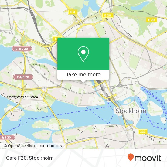 Cafe F20, Fleminggatan 20 SE-112 26 Stockholm map