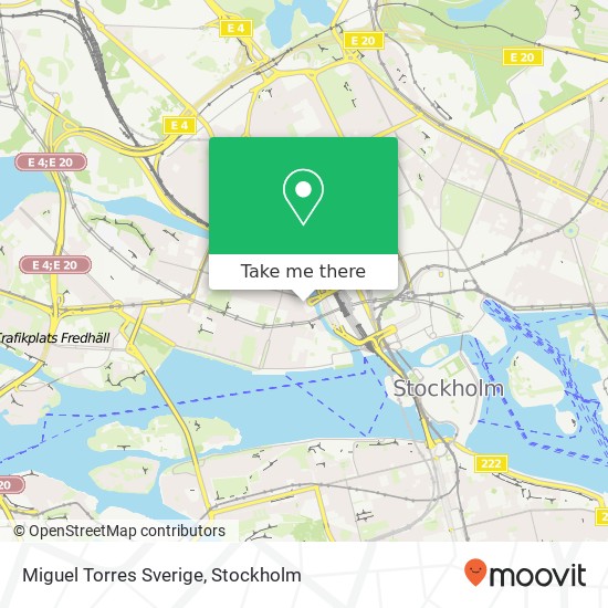 Miguel Torres Sverige map