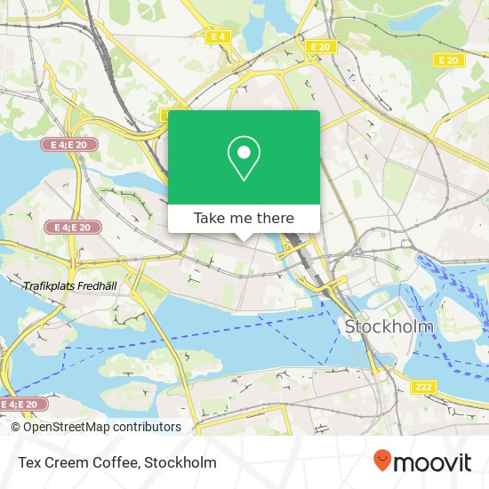 Tex Creem Coffee, Fleminggatan 22A SE-112 26 Stockholm map