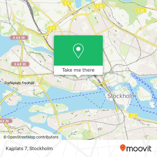 Kajplats 7, Scheelegatan SE-112 28 Stockholm map