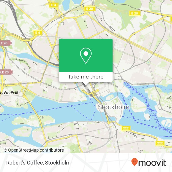 Robert's Coffee, SE-111 64 Stockholm map