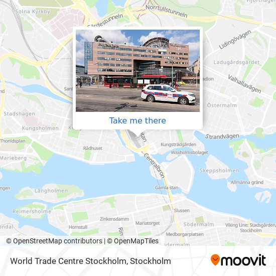 World Trade Centre Stockholm map