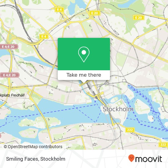 Smiling Faces, Kungsbron 19 SE-111 22 Stockholm map