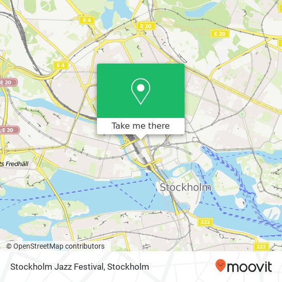 Stockholm Jazz Festival map