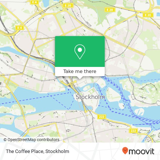 The Coffee Place, Drottninggatan 25 SE-111 51 Stockholm map