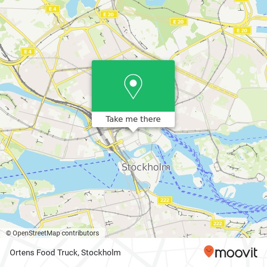 Ortens Food Truck, SE-111 57 Stockholm map