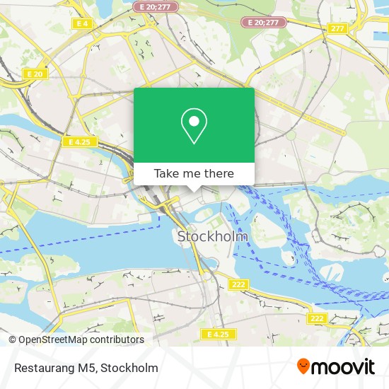 Restaurang M5 map