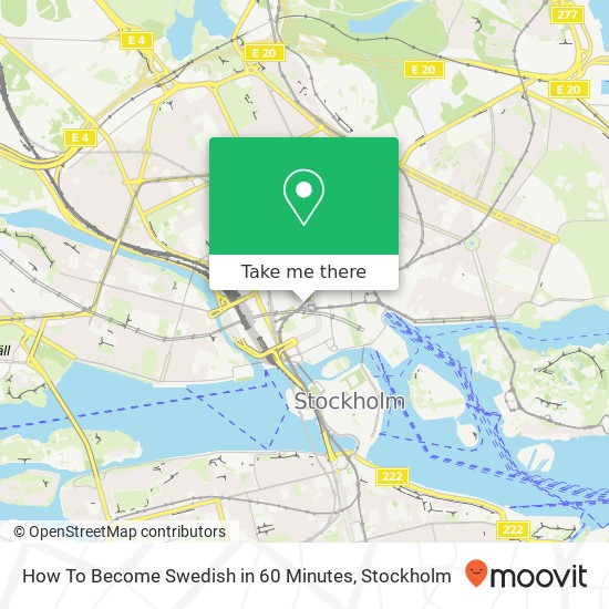 How To Become Swedish in 60 Minutes map