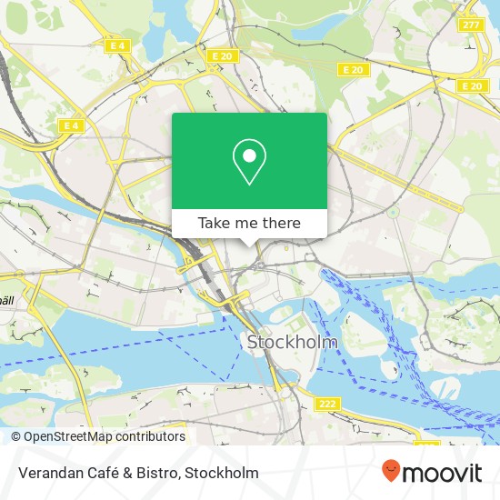 Verandan Café & Bistro, Sergelgatan 25 SE-111 57 Stockholm map