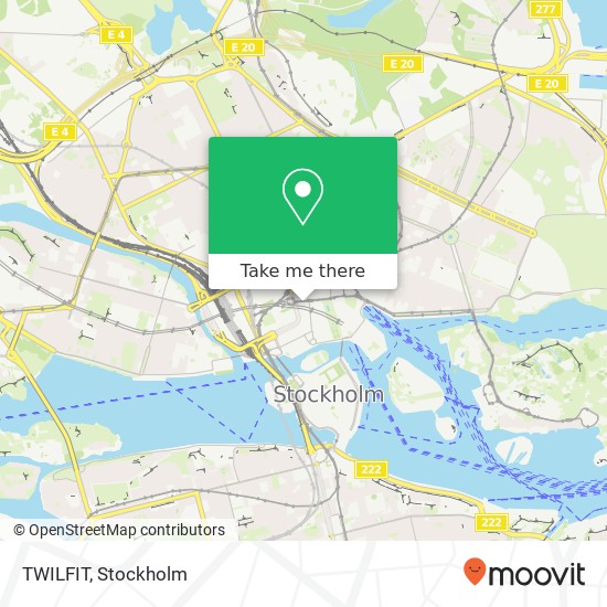 TWILFIT, Hamngatan SE-111 56 Stockholm map