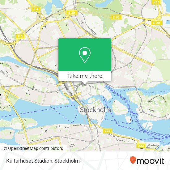 Kulturhuset Studion map