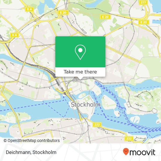 Deichmann, Regeringsgatan SE-111 53 Stockholm map