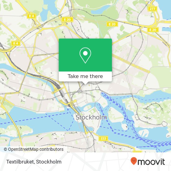 Textilbruket, Regeringsgatan SE-111 56 Stockholm map