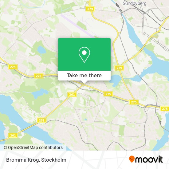Bromma Krog map