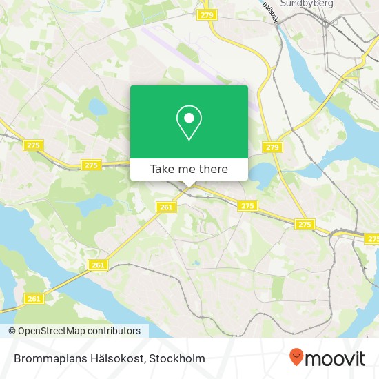 Brommaplans Hälsokost map