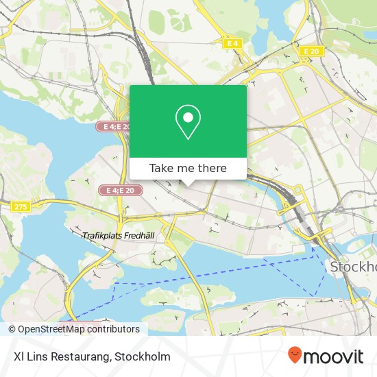 Xl Lins Restaurang, Fleminggatan 109 SE-112 45 Stockholm map