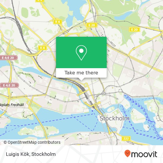 Luigis Kök, Wallingatan 40 SE-111 24 Stockholm map